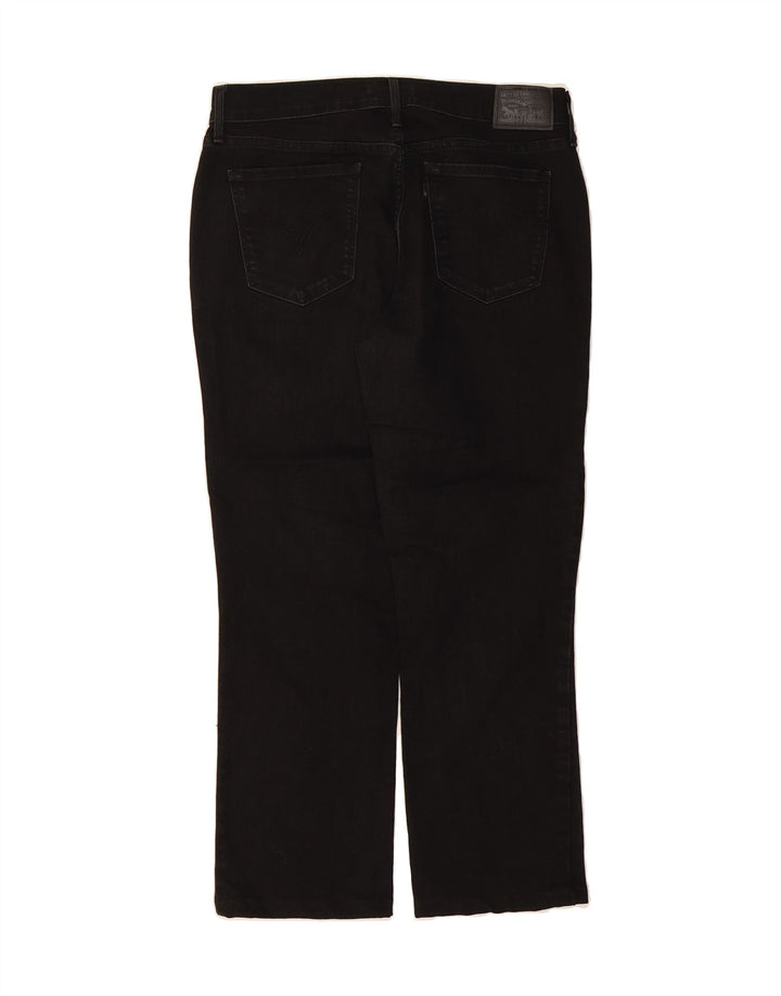 LEVI'S Womens 505 Straight Jeans W29 L26 Black Cotton Vintage Levi's and Second-Hand Levi's from Messina Hembry 