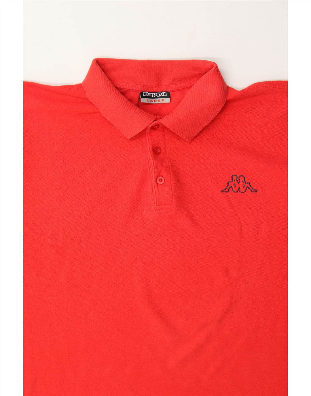 KAPPA Mens Polo Shirt Large Red Cotton Vintage Kappa and Second-Hand Kappa from Messina Hembry 