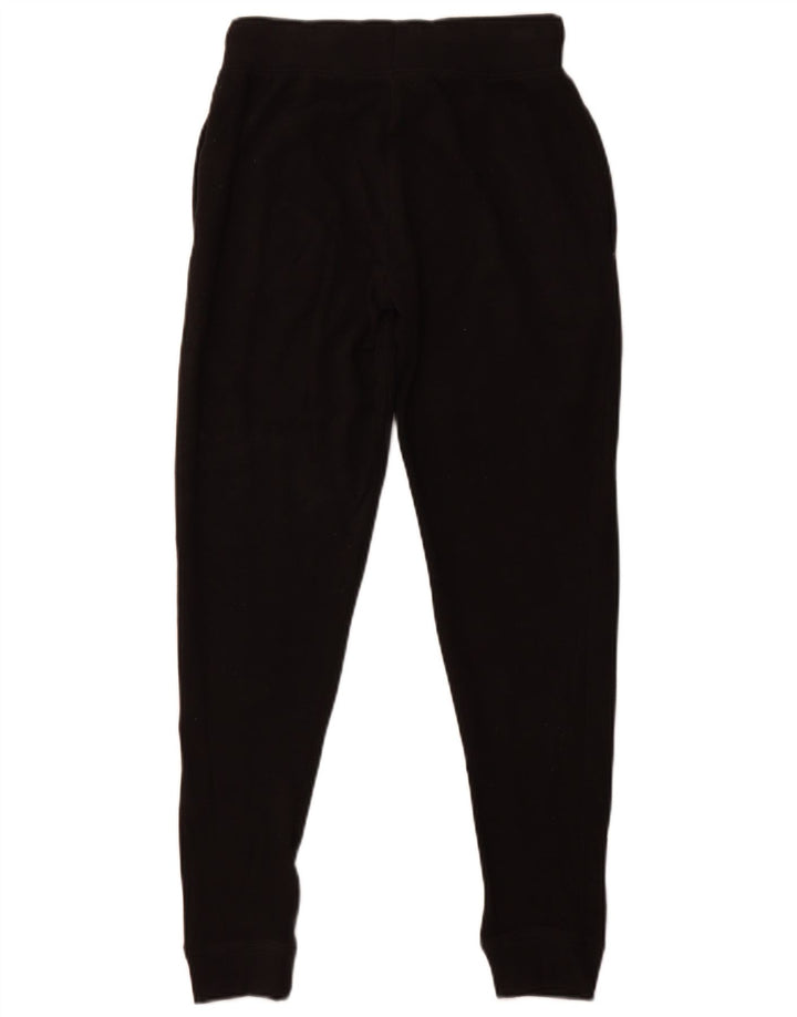CALVIN KLEIN Womens Graphic Tracksuit Trousers Joggers UK 6 XS  Black