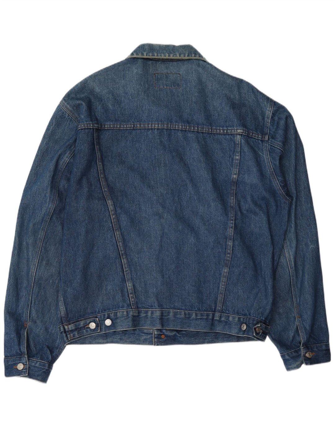 Carrera Mens Denim Jacket UK 44 2XL Blue Cotton
