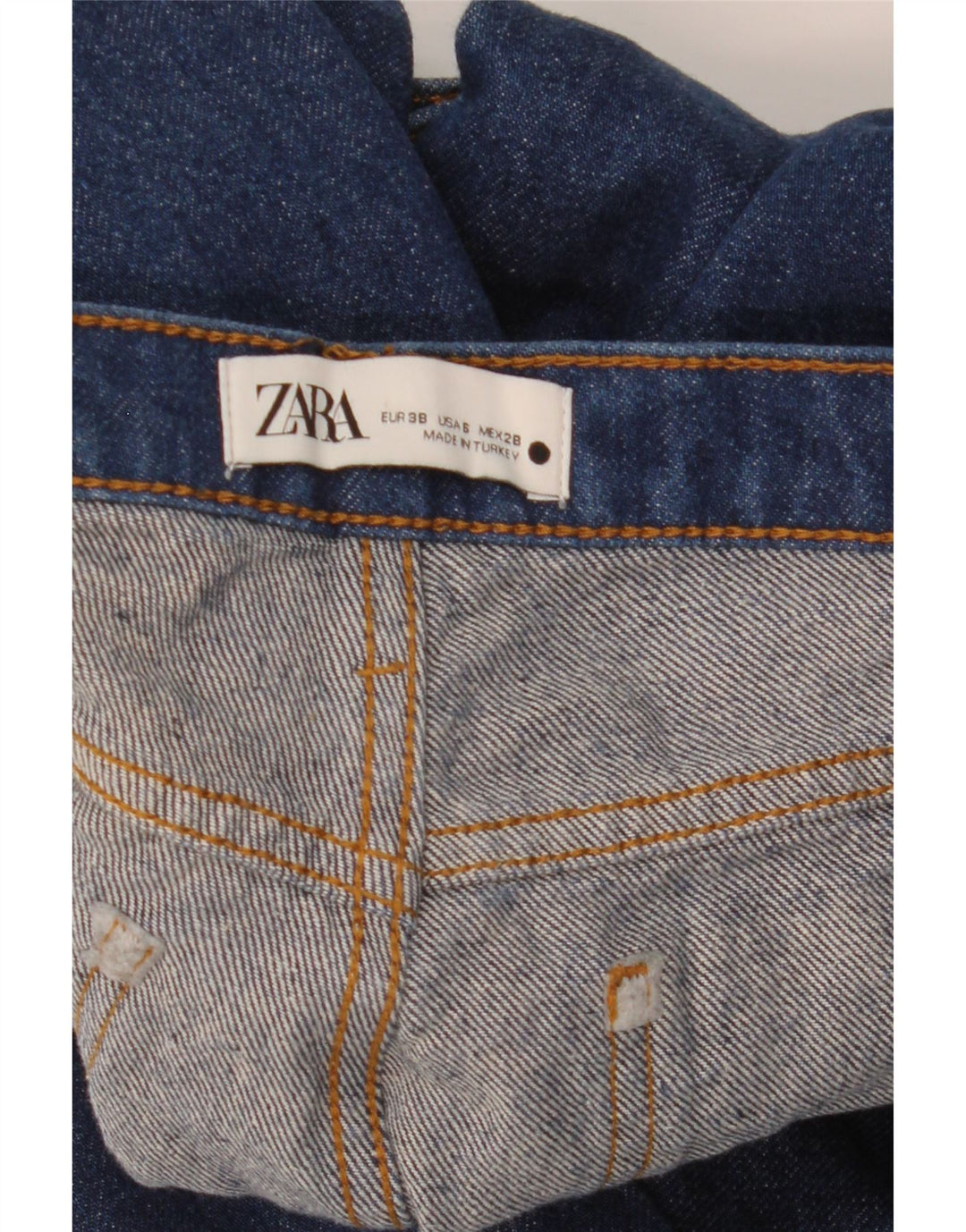ZARA Womens Bootcut Jeans EU 38 Small W28 L34 Blue