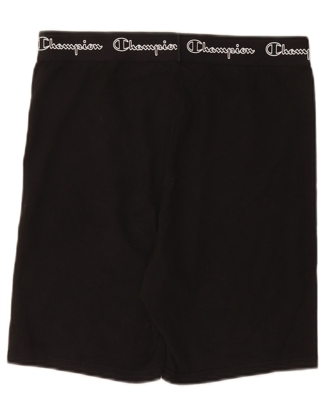 CHAMPION Womens Graphic Sport Shorts UK 16 Large  Black