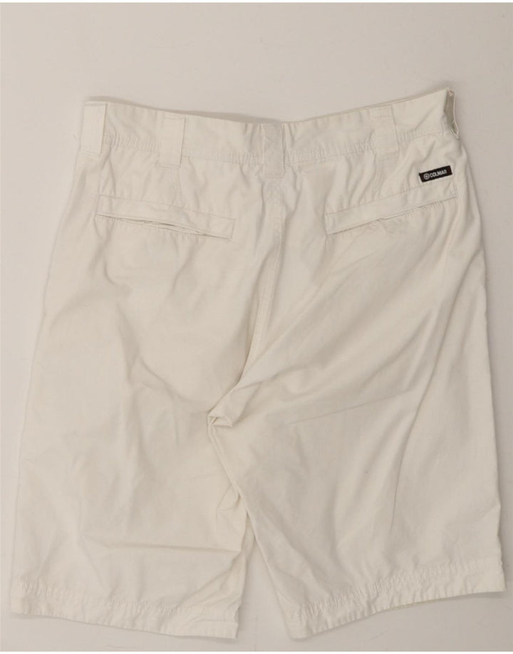 COLMAR Womens Chino Shorts IT 46 Large W32  White Cotton Vintage Colmar and Second-Hand Colmar from Messina Hembry 