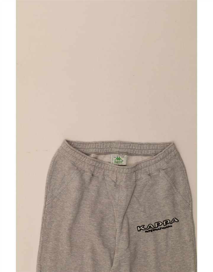 KAPPA Mens Graphic Tracksuit Trousers Joggers Small Grey Vintage Kappa and Second-Hand Kappa from Messina Hembry 