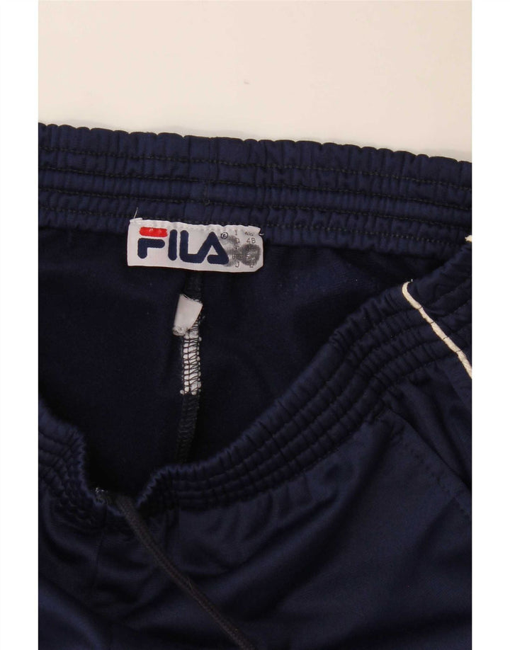 Fila Mens Tracksuit Trousers Small Navy Blue