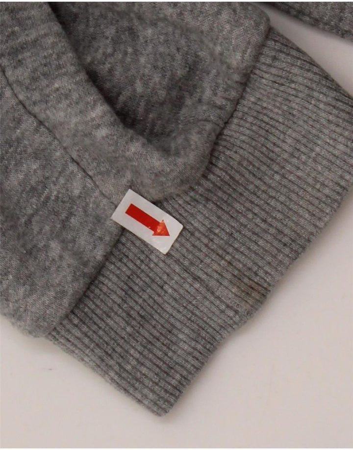 NIKE Boys Tracksuit Trousers Joggers 12-13 Years Large Grey Flecked Cotton