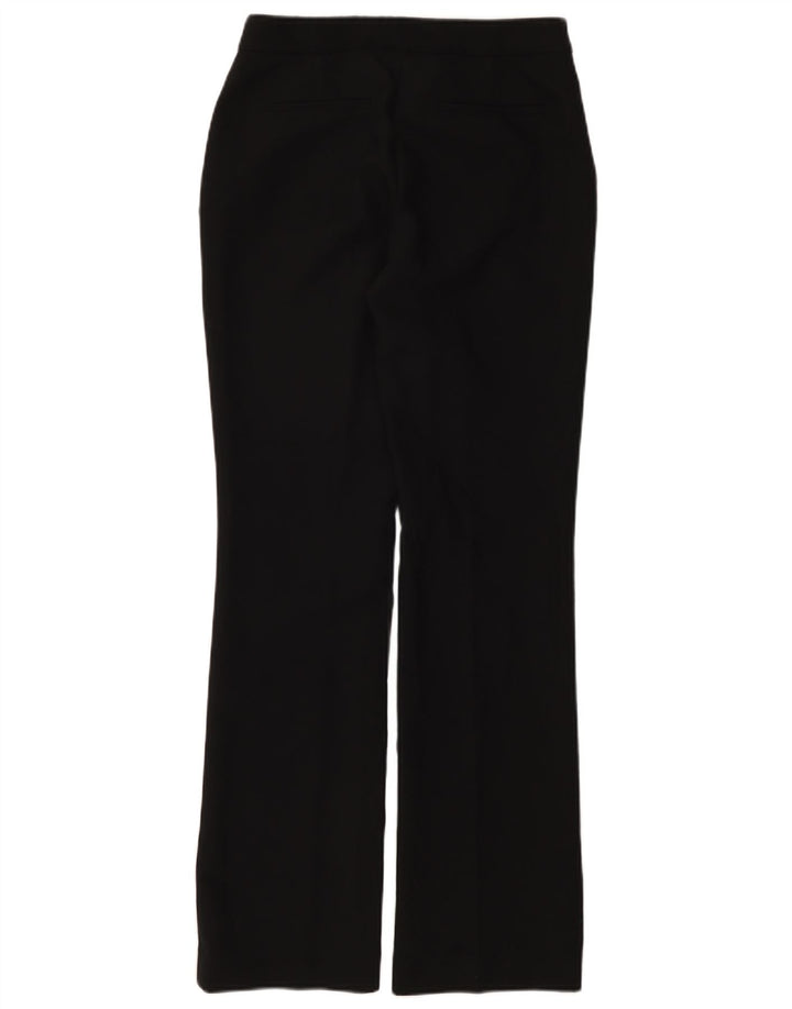ZARA Womens Bootcut Suit Trousers Small W26 L32 Black Polyester