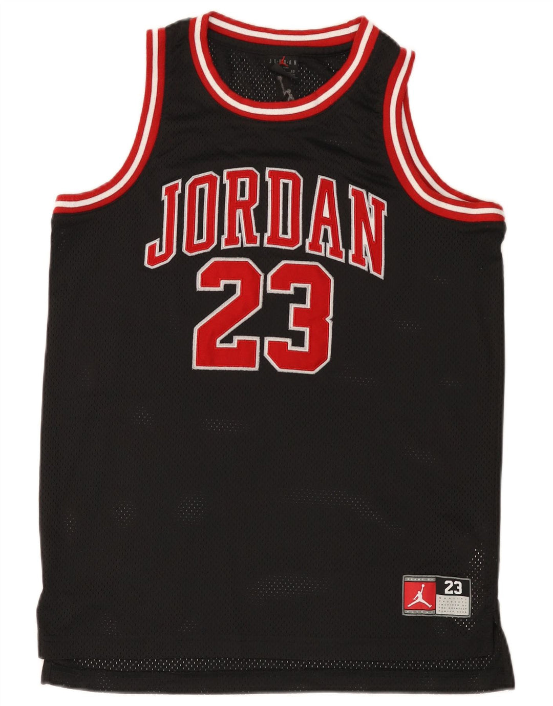 Jordan Boys Graphic Vest Top 13-14 Years XL Black Polyester