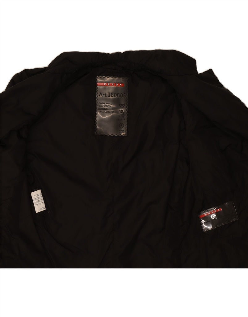 PRADA Womens Utility Jacket IT 40 Small Black Nylon Vintage Prada and Second-Hand Prada from Messina Hembry 