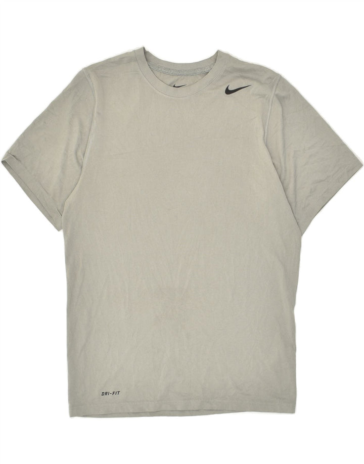 NIKE Mens Dri Fit T-Shirt Top Small Grey Polyester Vintage Nike and Second-Hand Nike from Messina Hembry 