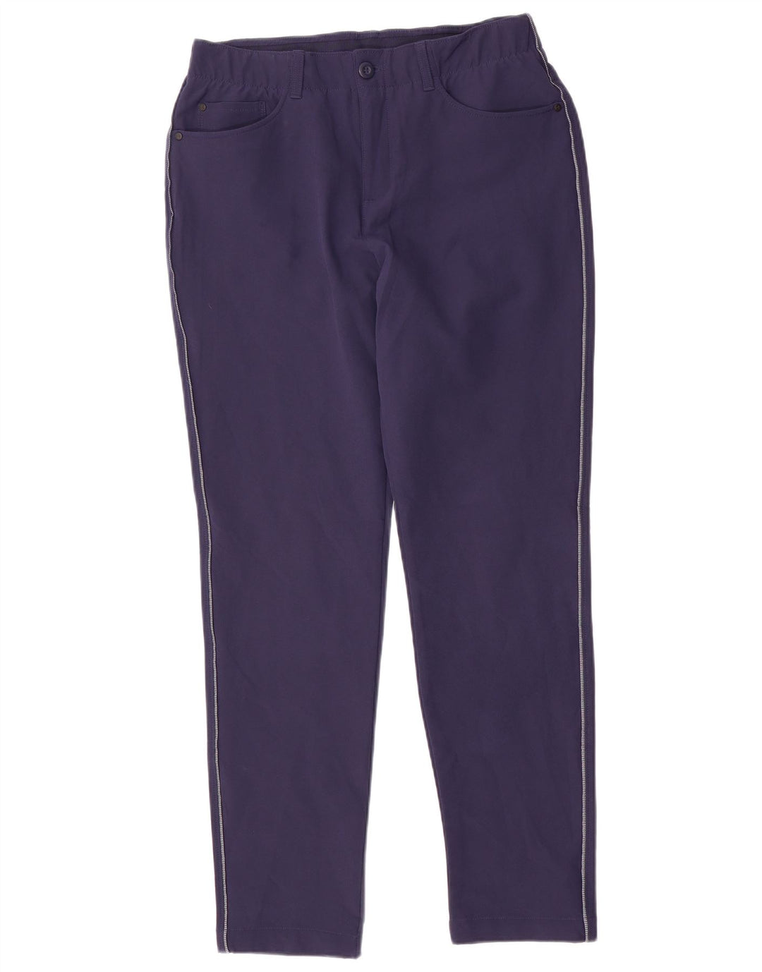 Under Armour Womens Slim Casual Trousers US 8 Medium W32 L31 Navy Blue