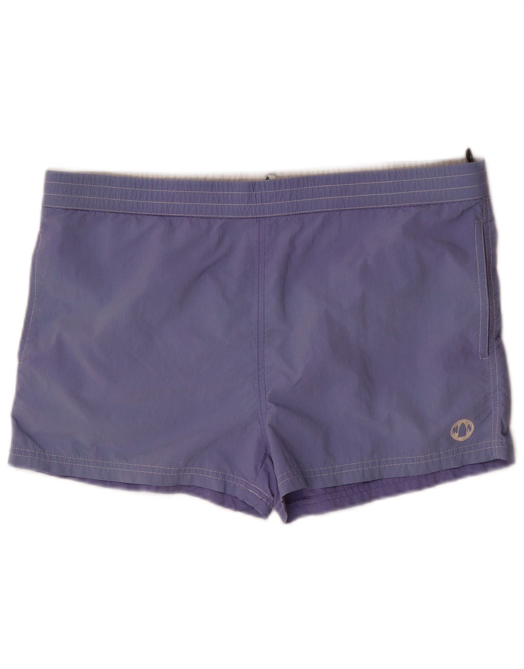 MURPHY & NYE Mens Sailmakers Swimming Shorts Large  Blue Nylon