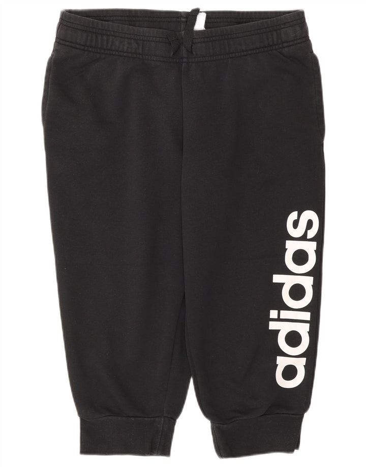 ADIDAS Mens Graphic Bermuda Sport Shorts UK 12/14 Medium  Black Cotton