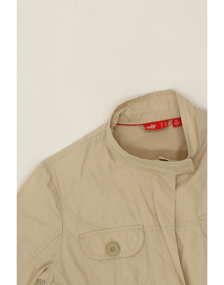 PUMA Womens Trench Coat UK 10 Small  Beige Cotton Vintage Puma and Second-Hand Puma from Messina Hembry 