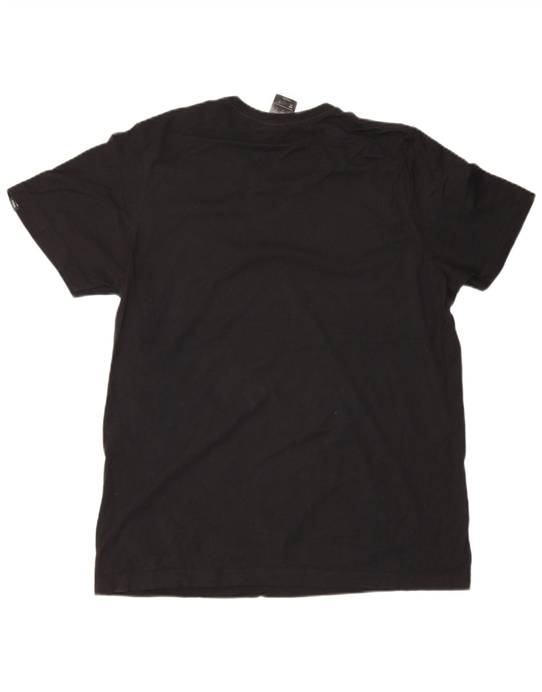 Adidas Mens Graphic T-Shirt Top Medium Black Cotton