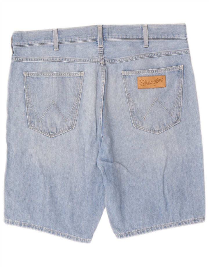WRANGLER Mens Denim Shorts W33 Medium Blue Cotton
