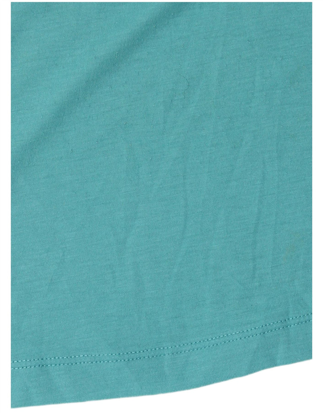 NIKE Womens Slim Fit Graphic T-Shirt Top UK 12 Medium Blue Polyester