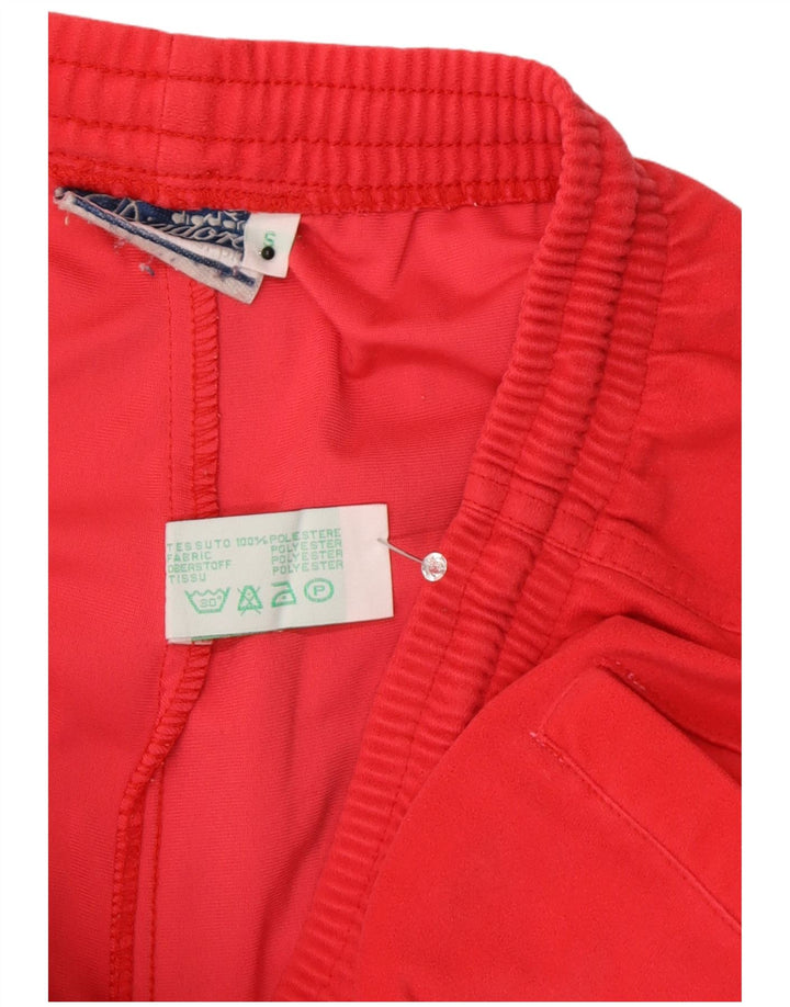 Diadora Womens Tracksuit Trousers UK 10 Small  Red Polyester