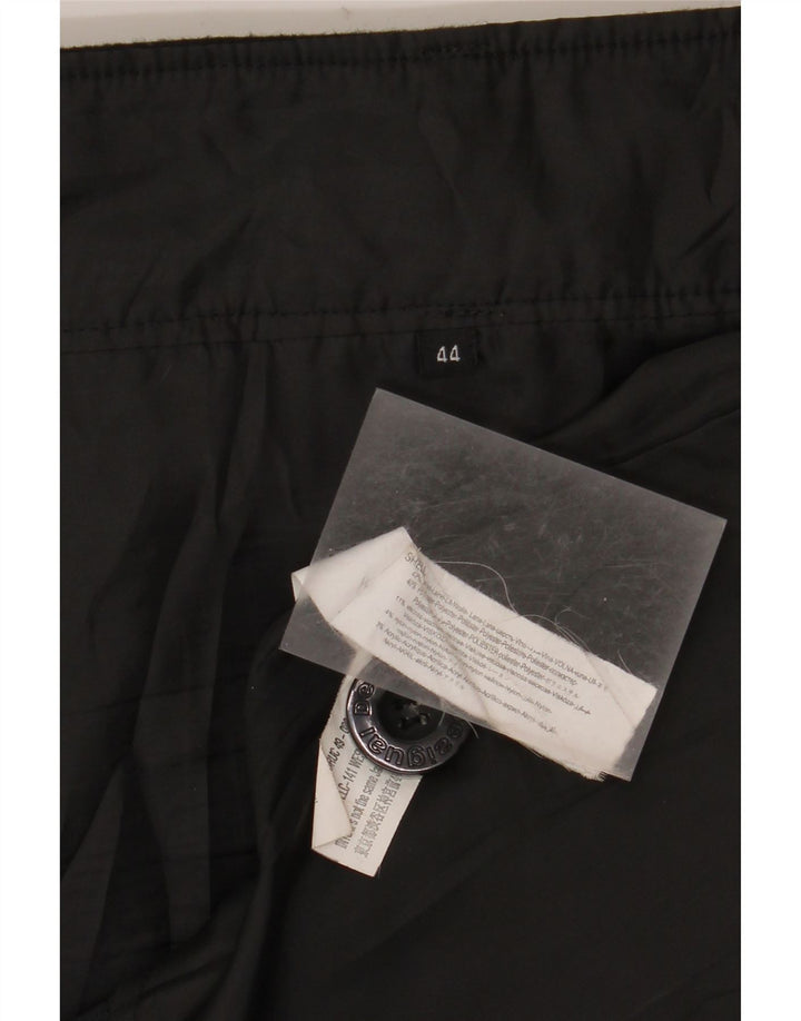 Desigual Womens Mini Wrap Skirt EU 44 XL W35 Black Patchwork Wool