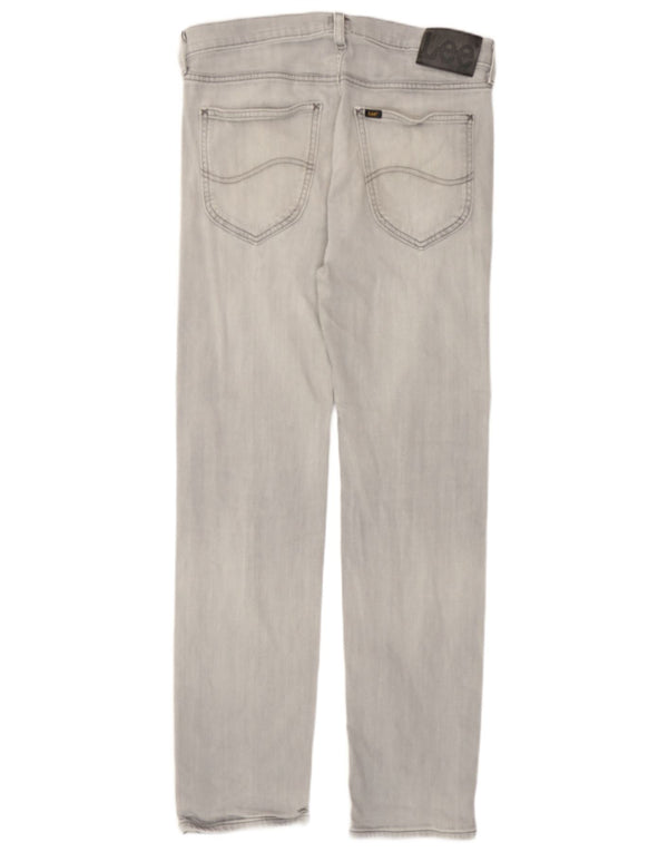 Lee Mens Daren Straight Jeans W32 L32 Grey Cotton