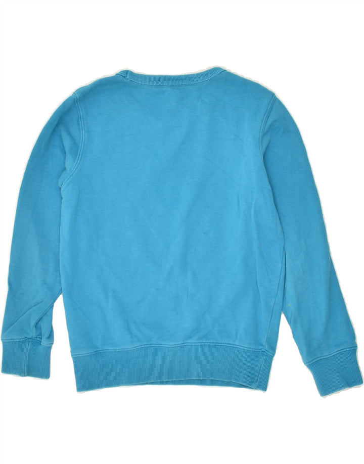 SUN68 Boys Graphic Sweatshirt Jumper 5-6 Years Blue Cotton | Vintage Sun68 | Thrift | Second-Hand Sun68 | Used Clothing | Messina Hembry 
