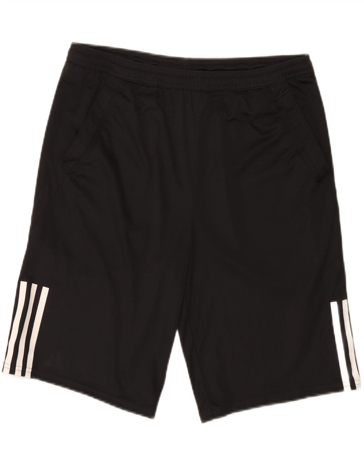 Adidas Boys Sport Shorts 15-16 Years Black Polyester
