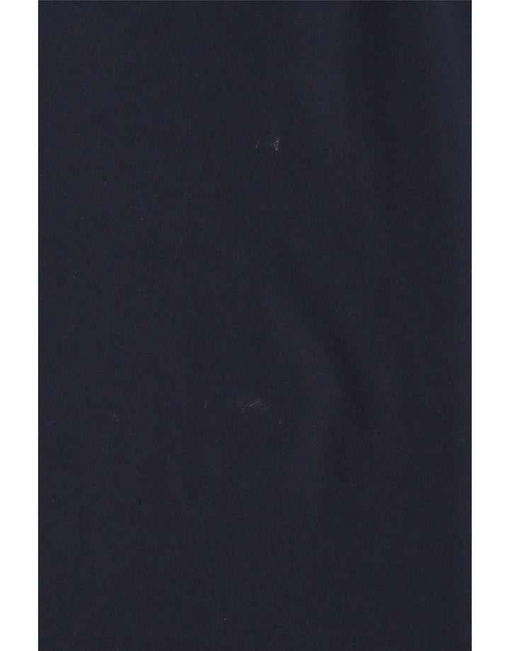 Nike Mens Dri Fit T-Shirt Top Medium Navy Blue Colourblock Polyester