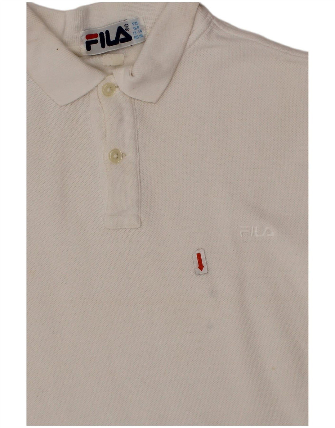 FILA Boys Polo Shirt 13-14 Years White