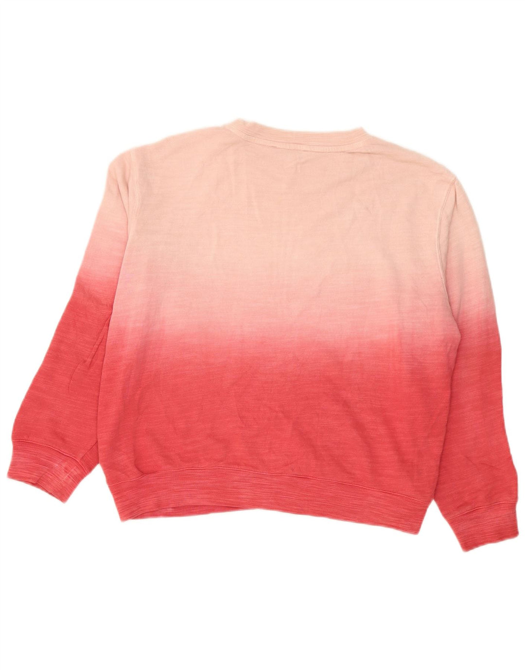 Marks & Spencer Womens Sweatshirt Jumper UK 14 Medium Pink Colourblock