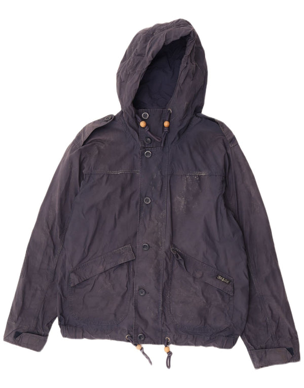 Polo Ralph Lauren Mens Military Windbreaker Jacket UK 40 Large Navy Blue