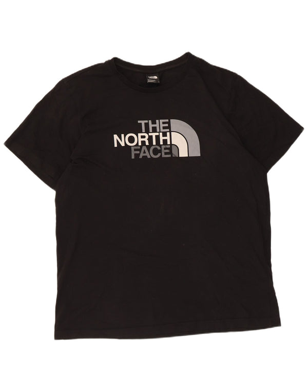 The North Face Mens Graphic T-Shirt Top Large Black Cotton
