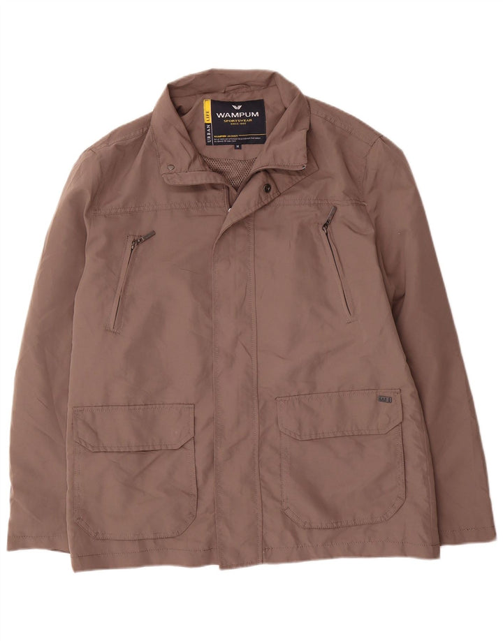 Wampum Mens Utility Jacket UK 38 Medium Grey Polyester