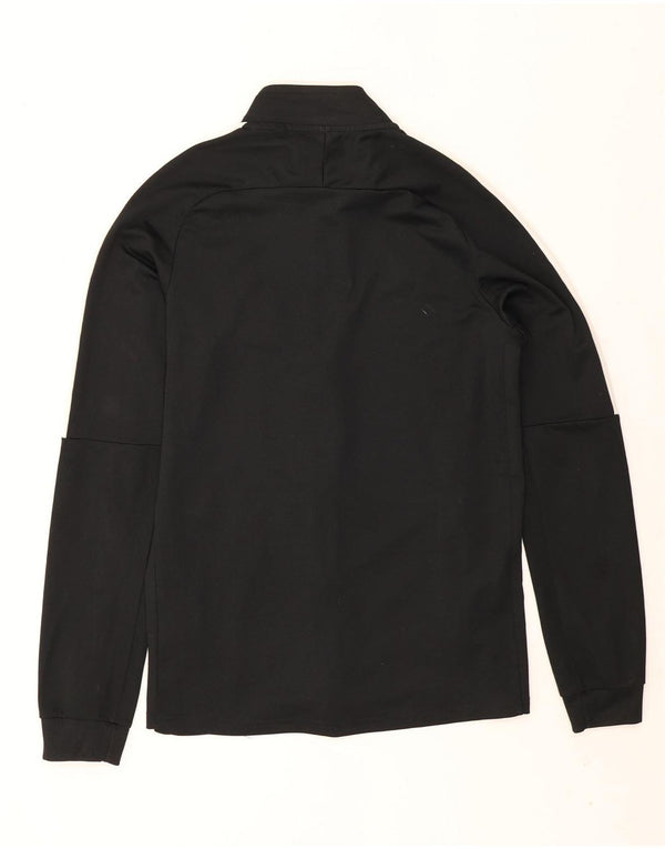 Nike Mens Dri Fit Tracksuit Top Jacket Medium Black Colourblock Polyester