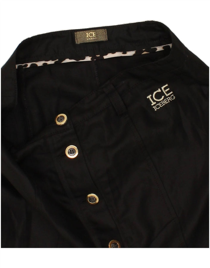 ICEBERG Womens Pencil Skirt W32 Large Black Ramie Vintage Iceberg and Second-Hand Iceberg from Messina Hembry 