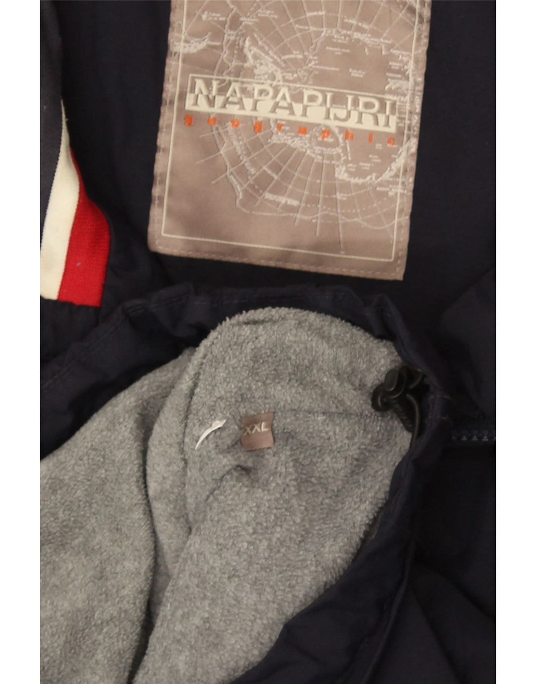 Napapijri Mens Bomber Jacket UK 44 2XL Navy Blue