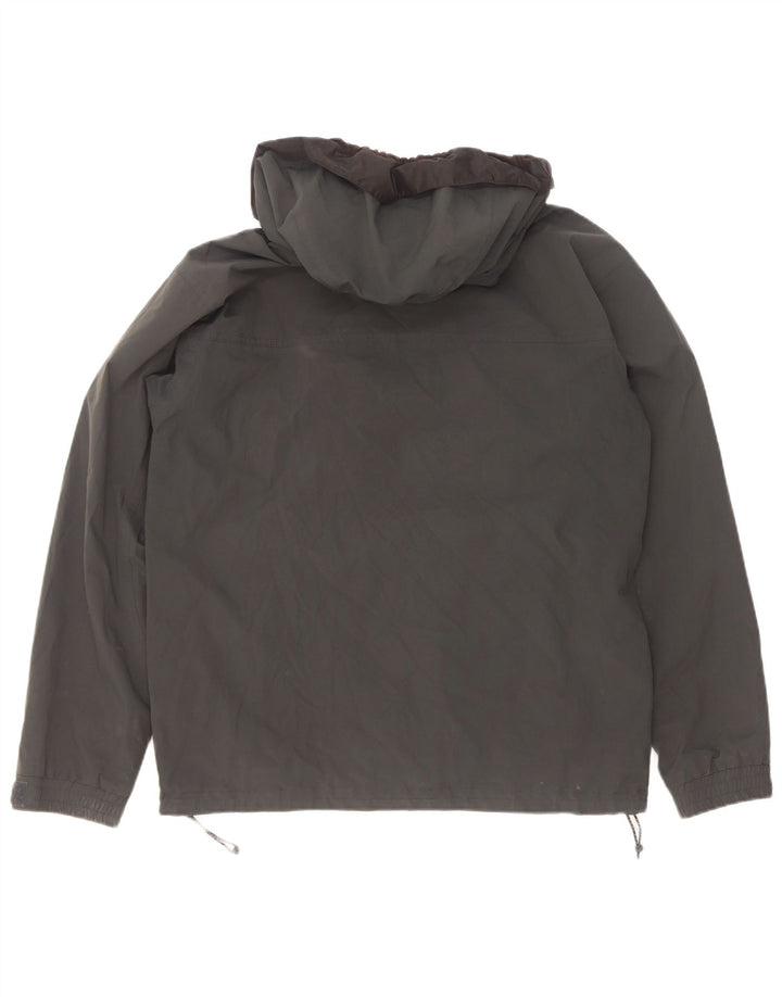 Sprayway Mens Hooded Rain Jacket UK 38 Medium Grey Polyester