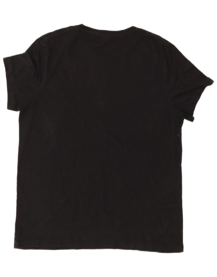 Jack Wills Mens T-Shirt Top Large Black Cotton