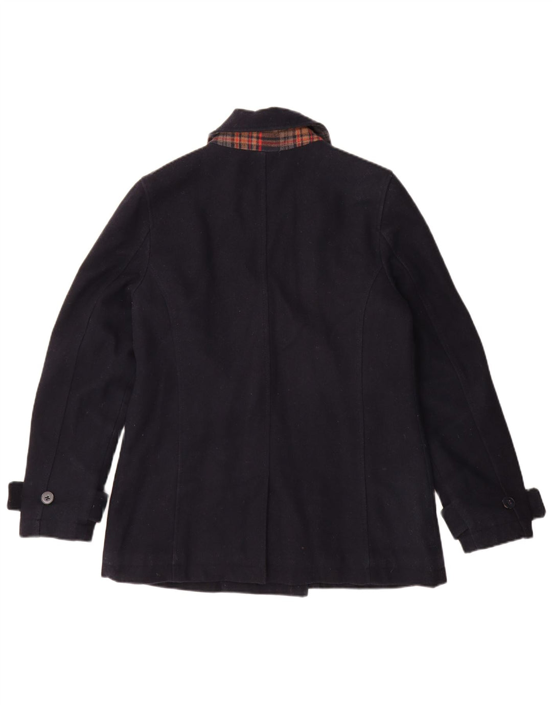 Crew Clothing Womens Pea Coat UK 12 Medium Navy Blue Wool