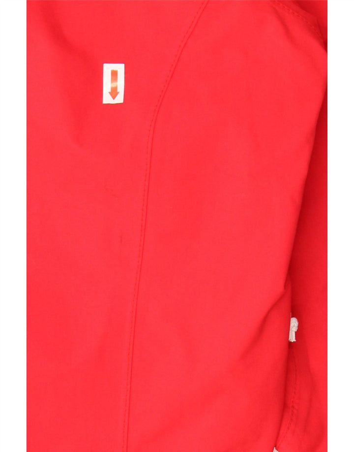 THE NORTH FACE Womens Hyvent Oversized Hooded Rain Jacket UK 36 Small Red