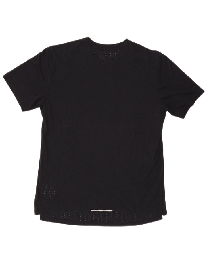 Nike Mens Dri Fit T-Shirt Top Medium Black Polyester