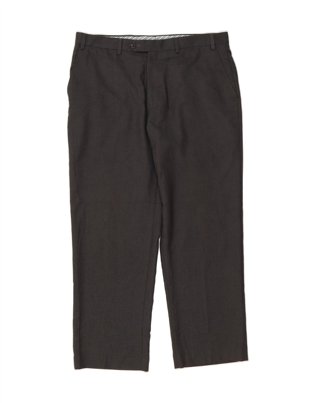 IZOD Mens Straight Suit Trousers W36 L29 Grey Polyester Vintage Izod and Second-Hand Izod from Messina Hembry 