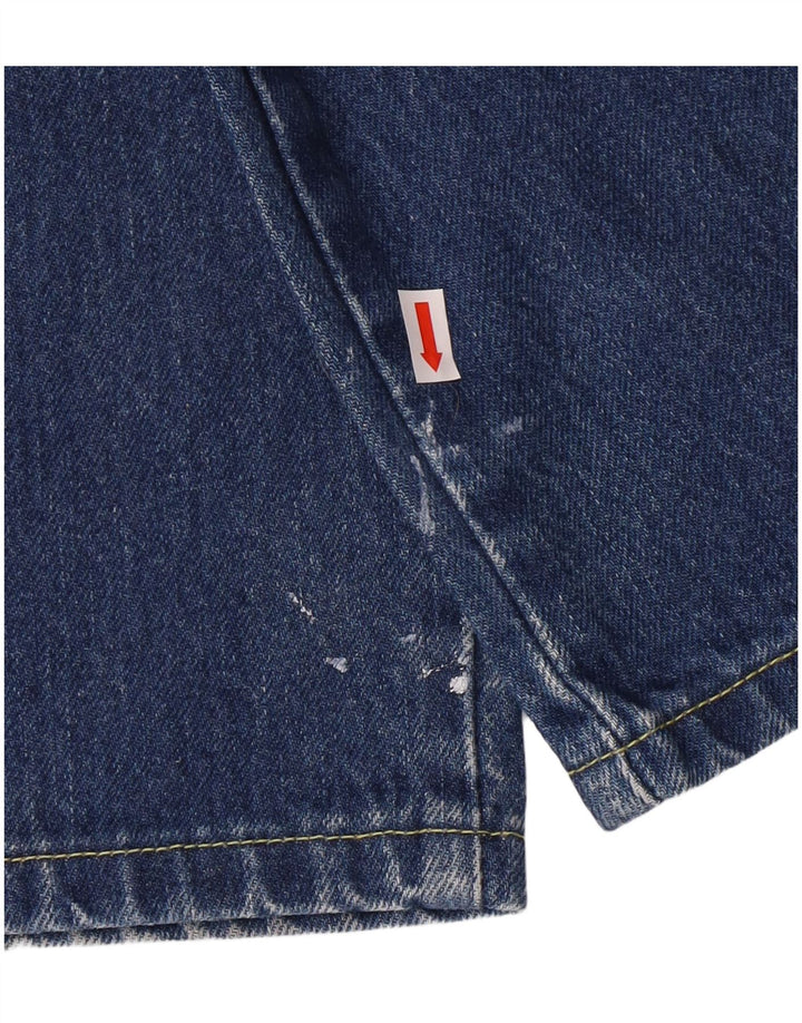 WRANGLER Mens Straight Jeans W30 L30  Navy Blue Cotton