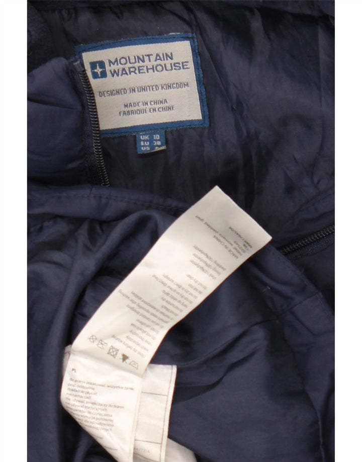 Mountain Warehouse Womens Padded Gilet UK 10 Small Navy Blue Polyester