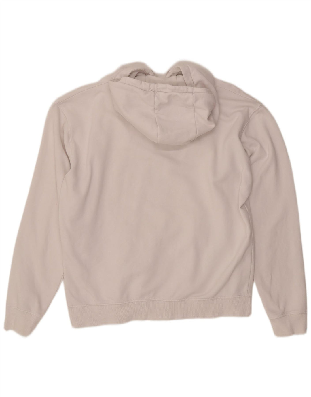 KARL KANI Mens Loose Fit Graphic Hoodie Jumper Small White Cotton