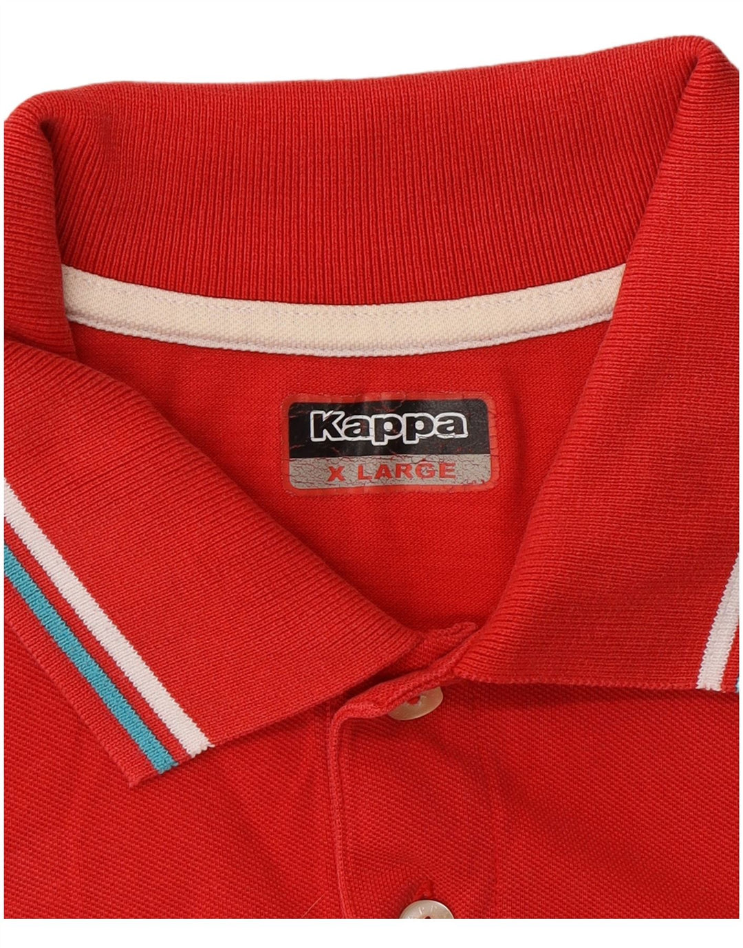 KAPPA Mens Polo Shirt XL Red