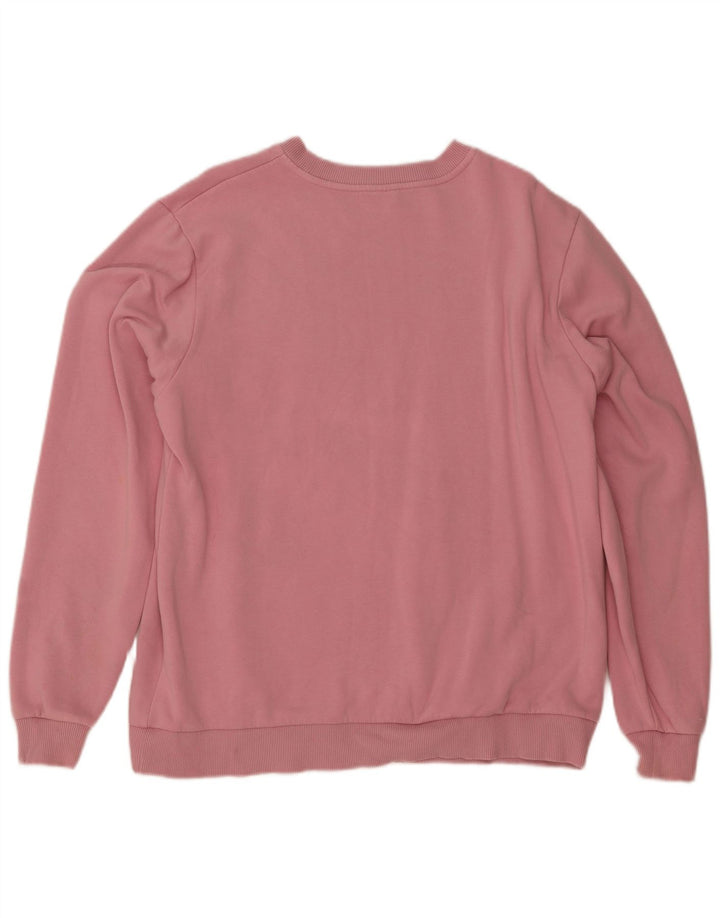 New Balance Mens Graphic Sweatshirt Jumper Medium Pink