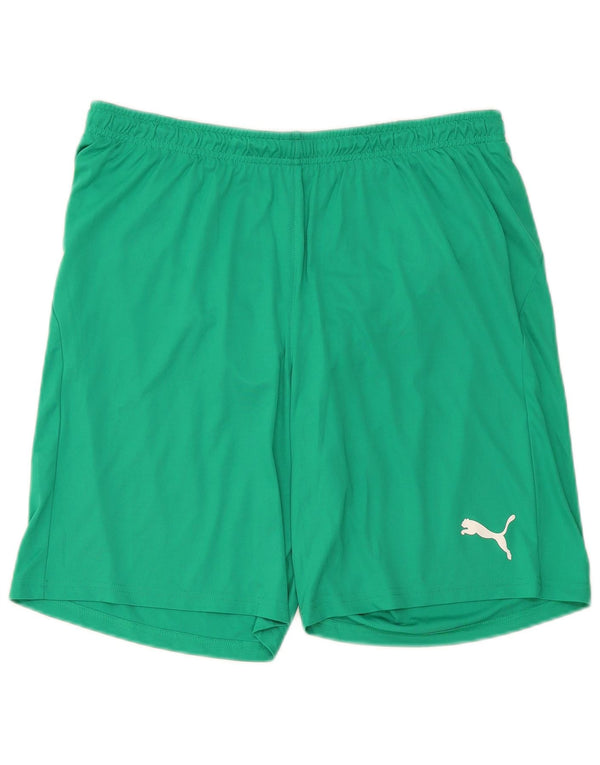 Puma Mens Sport Shorts Large Green Polyester