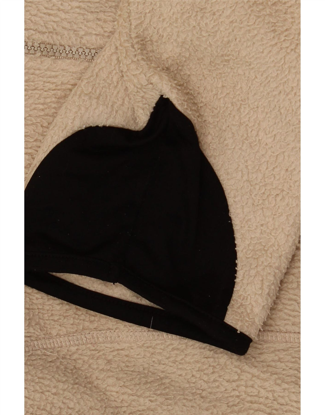 FILA Mens Fleece Jacket UK 36 Small Beige Colourblock Polyester