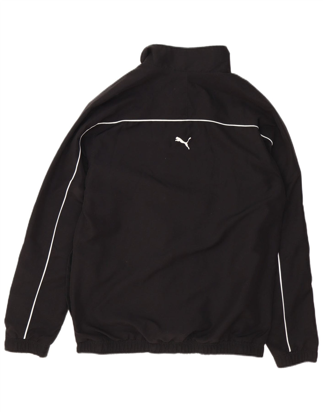 PUMA Mens Graphic Tracksuit Top Jacket Small Black