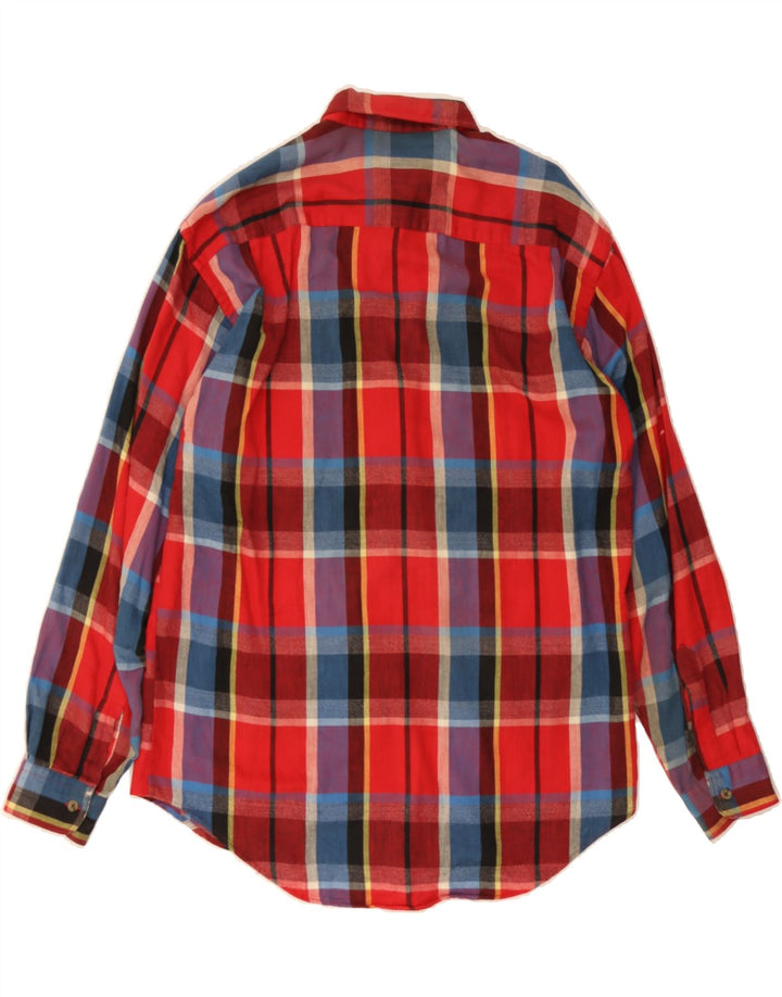 DOCKERS Mens Flannel Shirt Medium Multicoloured Check Cotton Vintage Dockers and Second-Hand Dockers from Messina Hembry 